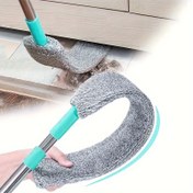 Resim Mikrofiber Uzatılabilir Toz Alma Seti, Toz Alma Fırçası ve Dar Alan Ucu ile, Islak/Kuru Kullanım, Mobilya ve Kanepe Altı Temizliği için İdeal, Elektrik veya Pil Gerektirmez - 1 Set 
