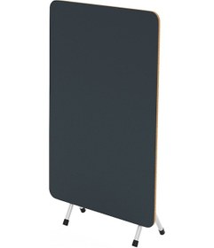 Resim 60x90 Siyah Mermer Desenli Katlanır Masa ve 4 Adet Sandalye Set 