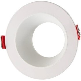 Resim CT-5040 JAGUAR YUVARLAK SPOT(BEYAZ KASA)(AMPULSUZ-12ADET) CATA 