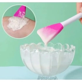 Resim Eco Lounge Silikon Yüz Temizleme Fırçası ve Maske Uygulama Spatulası 