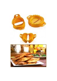 Resim Buffer 3lü Çiğ Börek Kurabiye Hamur İşi Ravioli Kesme Kalıbı Aparatı 