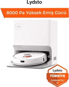 Resim Lydsto W2 Lite 8000 Pa Sterilizasyonlu Su & Toz Toplama Üniteli Yapay Zeka Robot Süpürge 