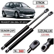 Resim Genel Markalar Peugeot 206 Hatchback Bagaj Amortisörü Takimi Yan Sanayi 8731e6 