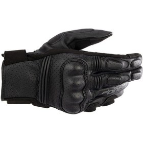 Resim Alpinestars Phenom Air Korumalı Yazlık Motosiklet Eldiveni Siyah 
