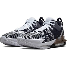 Resim Nike Lebron Witness 7 Air Max Unisex Basketball Shoes Black Basketbol Ayakkabısı Siyah Siyah 
