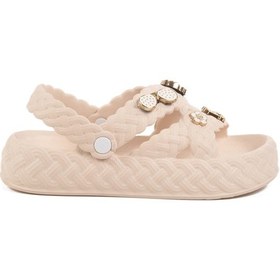 Resim Ekru Eva Hafif Esnek Kadın Terlik 804 Z Ekru 