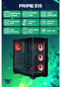 Resim Game Garaj Prime S15 R5-7500F 16 GB 1 TB SSD RTX5060 Dos Masaüstü Oyuncu Bilgisayarı 