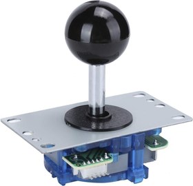 Resim Arcade Joystick, Dövüş Makinesi Arcade Oyun Konsolu Joystick Yüksek Hassasiyet Gecikmesiz Gamepad Aksesuarı(black) 