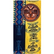 Resim Bisiklet - Motosiklet Buff Hayvan Figürü Desenli - Sarı Lacivert Kahverengi 