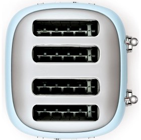 Resim smeg TSF03PBEU Pastel Mavi Ekmek Kızartma 4 Slot 