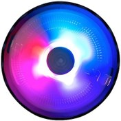 Resim Aufa Fan 3pin Amd/775/1150/1151/1155/1156 İşlemci Soğutucu Işıklı 