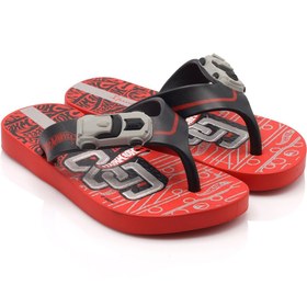 Resim İpanema Hot Wheels Çocuk Parmak Arası Terlik Kırmızı 25/34 K0378-RB Kırmızı 