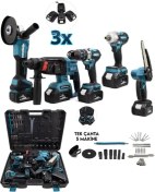 Resim Branzeg BRZ55S10 5'li Şarjlı Matkap Seti 