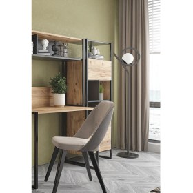 Resim Kelebek Kelebek Piena Dar Metal Kitaplık (60CM) 