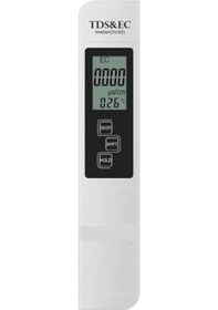 Resim Tds Ec Metre Termometreli Su Kalite ve İletkenlik Ölçüm Cihazı 