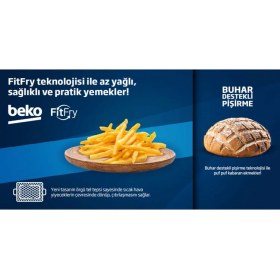 Resim Beko BFC 631 B Beyond Serisi Ankastre FitFry Fırın FitFry Buhar Destekli Fırın 