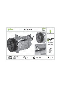 Resim Renault Latitude 2010-2014 Arası 2.0 Dci 150 Valeo Marka Klima Kompresörü 