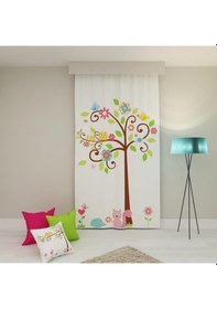 Resim PAREDORA Sincap Ve Kirpi Tek Kanat Fon Perde 