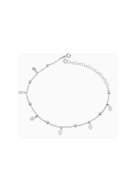 Resim Brezza Lusso Jewelry Damla Pullu Kadın Ayak Halhal Gümüş Gümüş - Rose 