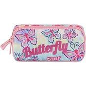 Resim Muggle Kalem Çantası Butterfly Koleksiyonu Mu-9037 