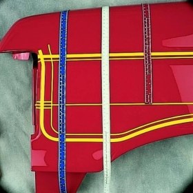 Resim Mabeyn Motor Guard Mr-3 Rule Esnek Manyetik Cetvel (Çeşitli) 3'lü Paket 