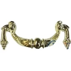 Resim Alvo Store Buğz Dekoratif Zamak Üzümlü Kulp - 64MM, Sarı, 1 Adet 