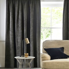 Resim Premier Home Sedef Süet Fon Perde Antrasit 170x270cm 