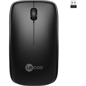 Resim Lecoo WS208 Kablosuz 1200DPI 3 Tuşlu Sessiz PC, Mac, Dizüstü Bilgisayar için, USB Mini Alıcı ile Optik Mouse Siyah 