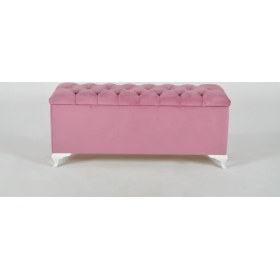 Resim Dekoroda Sandıklı Puf - Pembe 