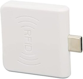 Resim Telefon Kartı Okuyucu, Cep Telefonu Kart Okuyucu Dahili C Tipi Buzzer Arayüzü Dayanıklı Tak ve Çalıştır Cep Telefonları için (Beyaz) 