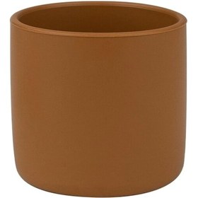 Resim Oioi Silikon Mini Bardak Woody Brown Kahverengi 