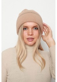 Resim Sim Detaylı Kadın Bere Rkş-1139 Camel Camel 