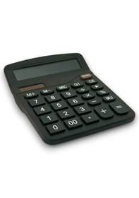 Resim Dx-837b Güneş Enerjili Ve Pilli Siyah Hesap Makinesi 12 Haneli - 1 Adet Siyah 