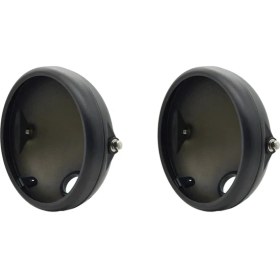 Resim Woodpool 2x 7 Inç LED Far Montaj Muhafazası Braketi, Far Kapağı Kova Deniz Feneri Için (Yurt Dışından) 