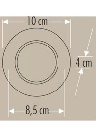Resim Cata 5 Adet Cata Ct 5258 Siyah Kasa Zepra Led Spot 6w 3 Renkli 