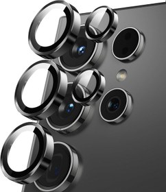 Resim Samsung Galaxy S25 Ultra Uyumlu Kamera Koruma Lens Koruyucu Temperli Cam 