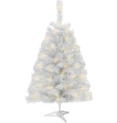 Resim Suntek 3 Ft Yapay Yılbaşı Ağacı Pvc Işıklı Ev İç Mekan Dış Yükseklik 90 Cm 