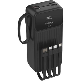 Resim Linkage LKP-42 4xUsb 30.000mAh Lcd Ekran, 22.5W Dahili USB, Mikro, Type-C Lightning Powerbank 