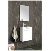 Resim Mini 45 Cm Sağ Banyo Dolabı Beyaz 