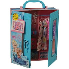 Resim Frozen Muadili Beauty Fashion Star. Çantalı Giysi Dolabı.Gardrop 