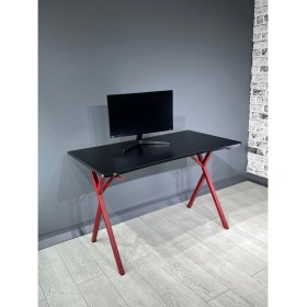 Resim Hey Modüler Mobilya Heygaming Profesyonel Oyuncu Masa Siyah Kırmızı Bilgisayar Çalışma Masası 120 Cm 