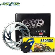 Resim Sunstar Zincir Dişli Seti Kawasakı Vn 800 Cc 1995-1996 / Zincir : Sunstar 530rdg Çelik -114 / Dişli: Sunstar 16t-46t 