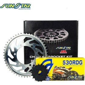 Resim Sunstar Zincir Dişli Seti Kawasakı Vn 800 Cc 1995-1996 / Zincir : Sunstar 530rdg Çelik -114 / Dişli: Sunstar 16t-46t 