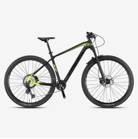 Resim Kron X2 29 Jant Karbon Dağ Bisikleti 19 12v Hd Mat Siyah-lıme Sar Yeşil - Siyah 