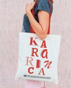 Resim D196. Kararınca Bez Çanta 