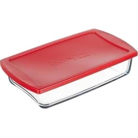 Resim Karokstore Bake&keep Dikdörtgen Fırın Tepsisi - Saklama Kapaklı 