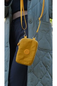 Resim NEWISH POLO ACCESSORIES Krınkıl Su Geçirmez Telefon Bölmeli Omuz Çantası Kadın Siyah Boy:19 En:12cm Freebag Body Bag 