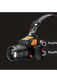 Resim YCL 10 W 3 Modlu Şarjlı Powerbank Özellikli Kafa Lambası -YIS-205 Siyah 