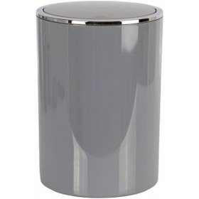 Resim Ansan Ans E35-07 Lenox Plastik Gri Çöp Kovası 6 L 18,5 X 25,5 Cm Gri 