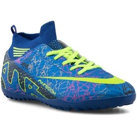 Resim Prego Air Laliga 565 Uniseks Halısaha Çoraplı Saks Mavi Saks Mavi 